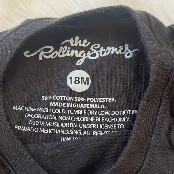 Black Rolling Stones t-shirt. 18 months. Band t-shirt. Rock n roll. - Picture 2 of 3